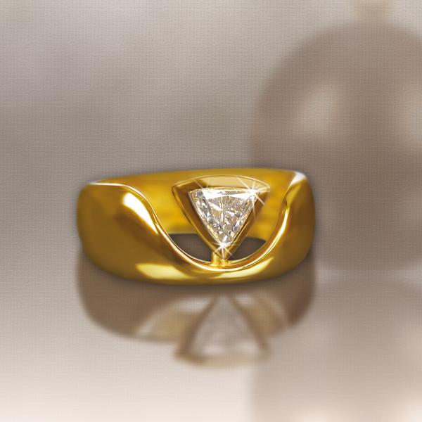 0,70ct Diamant Brilliant Ring